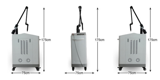 Knittern Sie Laser-Tätowierungs-Abbau-Maschine Enthaarungs-Reduzierungs-Q geschaltete Nd-Yag